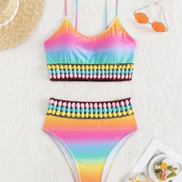 Other - Ombré high waist Bikini Swimsuit New